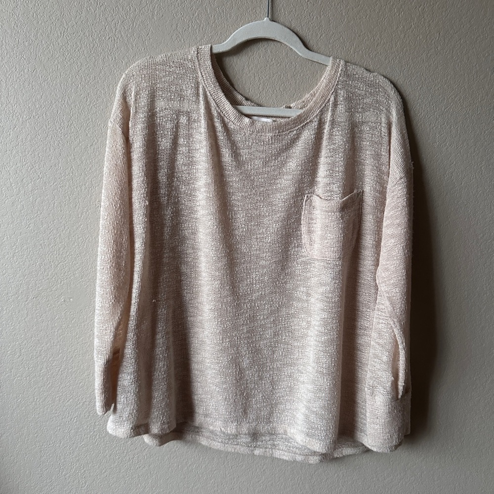Anthropologie MAEVE Long Sleeve Knit Top